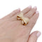 Bague 56 Bague "Noeud", or jaune et diamants. 58 Facettes 33378