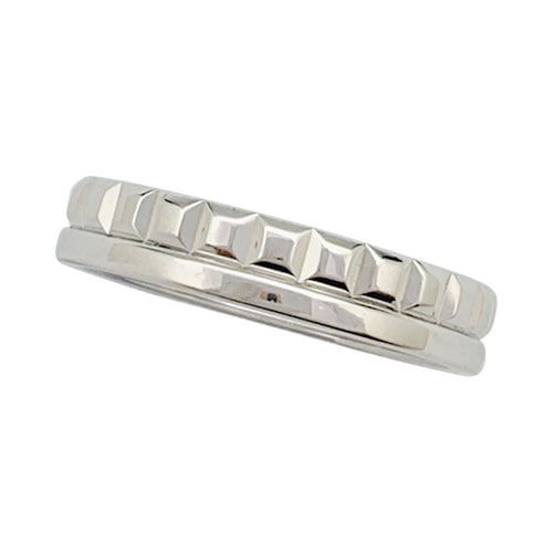 Bague 52 Alliance Boucheron "Quatre Radiant Edition" or blanc. 58 Facettes 31919