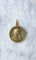 Pendentif Médaille ancienne Vierge Marie or et perles fines 58 Facettes