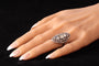 Bague 58 Artisanat victorien : une bague en or et diamants d'allure royale 58 Facettes 23073-0137