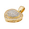 Pendentif Pendentif Coeur Or jaune Diamant 58 Facettes 2673348CN