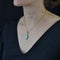 Pendentif Pendentif or et amazonite 58 Facettes 22-163B