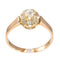 Bague 59 Bague en or rose, diamants 58 Facettes 22347-0071