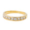 Bague 52 Bague Demi alliance Or jaune Diamant 58 Facettes 2673936CN
