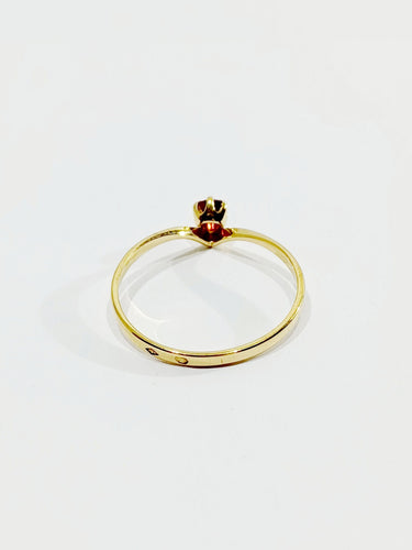Bague 51.5 Bague Rubellite 58 Facettes