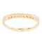 Bague 48 Bague alliance or jaune diamant 58 Facettes 2302077CN