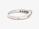 Bague 56 Bague Solitaire Or blanc Diamant 58 Facettes 06351CD