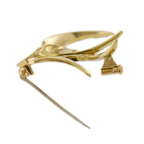 Broche Broche hirondelle diamants 58 Facettes 31448