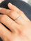 Bague Alliance américaine en platine et diamant 58 Facettes 0