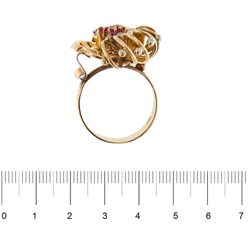 Bague 52 Bague vintage rubis 58 Facettes 32553