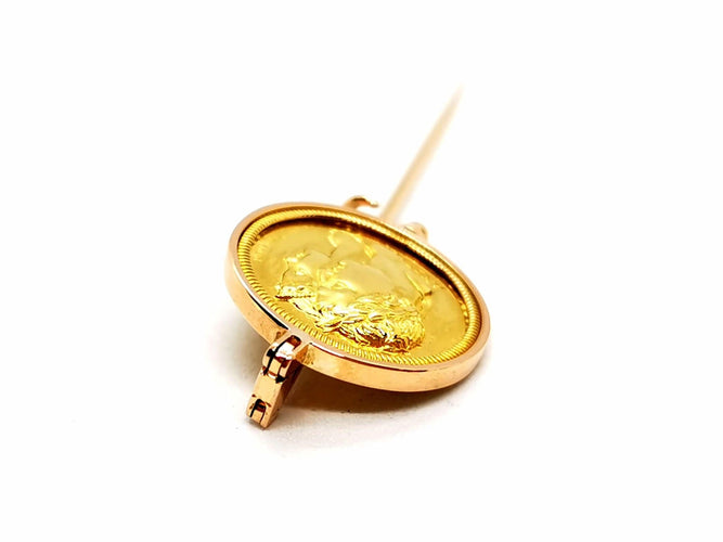 Broche Epingle Or jaune 58 Facettes 1161969CD