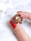 Bague Bague de cocktail vintage en or jaune et pampilles de rubis 58 Facettes