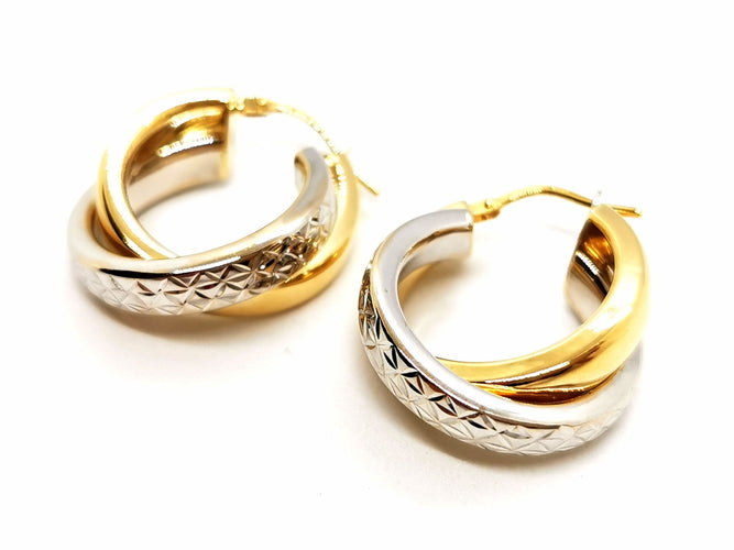 Boucles d'oreilles Boucles d'oreilles Créoles Or jaune 58 Facettes 1668308CN