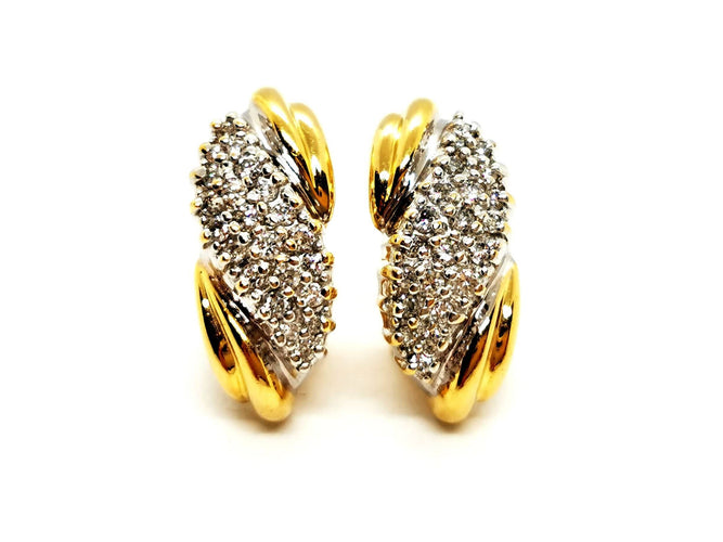 Boucles d'oreilles Boucles d'oreilles Or jaune Diamant 58 Facettes 1480608CN