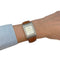 Montre Montre Boucheron, "Reflet", en acier sur bracelet cuir. 58 Facettes 31817