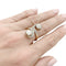 Bague 54 Bague ancienne "Toi & Moi". 58 Facettes 32027