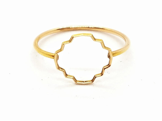 Bague 53 Bague Transparence Or rose 58 Facettes 578912RV