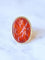 Bague Bague ancienne cornaline intaille lion sur or 58 Facettes