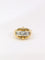 Bague Bague tank Art Déco en or jaune et diamants 58 Facettes J27
