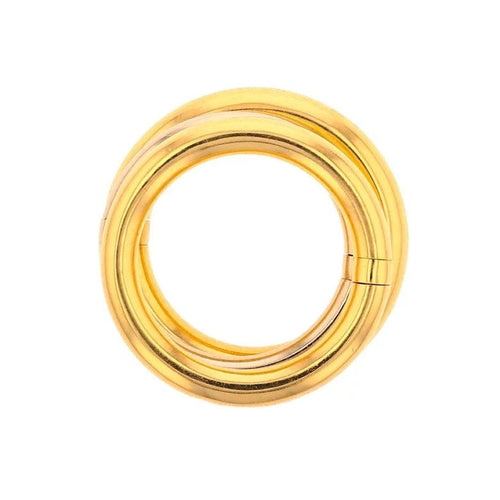 Bague 54.5 Bague signée POMELLATO 2 ors 25.31 g 58 Facettes 194068