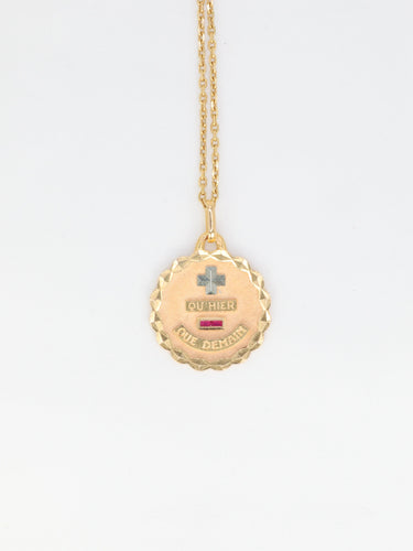 Pendentif Médaille Amour Augis 58 Facettes 748