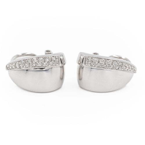 Boucles d'oreilles Boucles d'oreilles Or blanc Diamant 58 Facettes 2201972CN