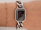 Montre vintage montre CHANEL premiere chaine gourmette gm diamant quartz 58 Facettes 253634