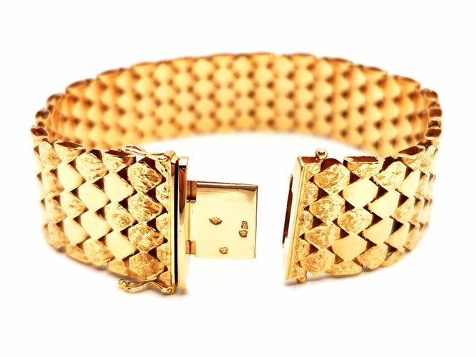 Bracelet Bracelet Manchette Or jaune 58 Facettes 1637062CN