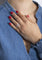 Bague 51 Bague CARTIER Broderie en Or Blanc 750/1000 58 Facettes 58582-54116
