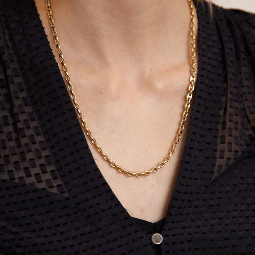 Collier CARTIER - CHAINE GRAIN DE CAFE 58 Facettes BO/230003