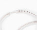 Boucles d'oreilles Créoles en or gris, diamants 58 Facettes
