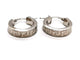 Boucles d'oreilles Boucles d'oreilles Créoles Or blanc 58 Facettes 1048319CD