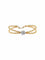 Bracelet Or Jaune BRACELET "FACETTE" DEUX ORS 58 Facettes BO/220036