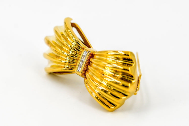 Broche Broche Or jaune Diamant 58 Facettes 05554CD