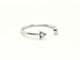Bague 56 Bague Toi et Moi Or blanc Diamant 58 Facettes 579289RV