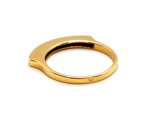 Bague 60 Bague Demie alliance Or jaune Diamant 58 Facettes 1292460CN