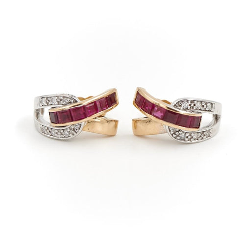 Boucles d'oreilles Guy Laroche Boucles d'oreilles Puces Or jaune Diamant 58 Facettes 1731664CN