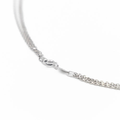 Collier Collier Pendentif Or blanc Diamant 58 Facettes 1931140CN