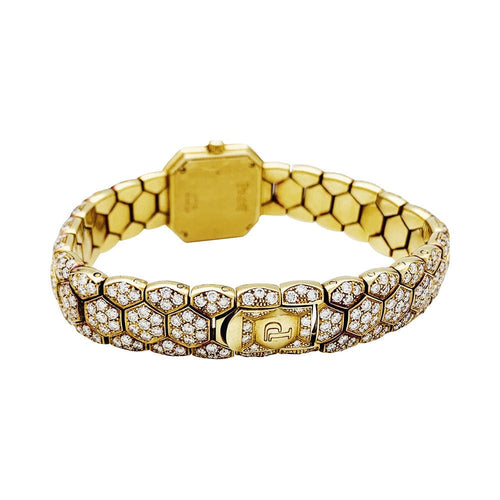 Montre Montre Piaget "Glancy" en or jaune et diamants. 58 Facettes 30890