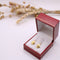 Boucles d'oreilles Boucles d’oreilles dormeuses 2 ors motif losange 58 Facettes