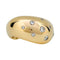 Bague 54 Bague Fred, "Mouvementée", or jaune, diamants. 58 Facettes 31506