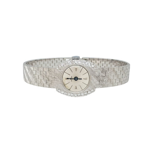 Montre Montre Jaquet Droz en or blanc et diamants. 58 Facettes 31262