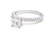 Bague 53 Bague Solitaire Or blanc Diamant 58 Facettes 578718RV