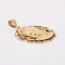 Pendentif Médaille vierge en or ancienne 58 Facettes 23-123