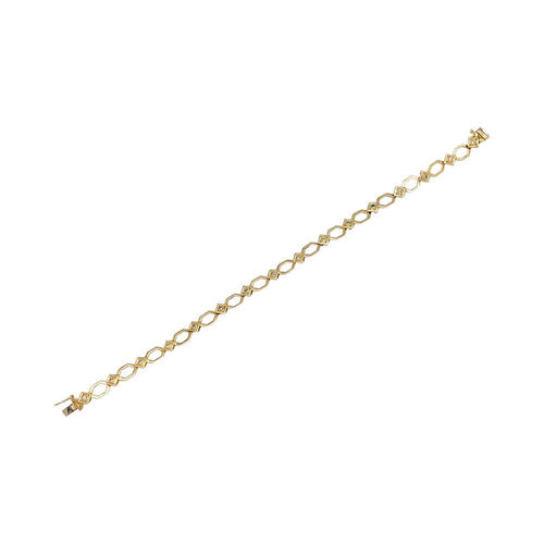 Bracelet Bracelet en or jaune, diamants 58 Facettes 31641