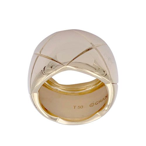 Bague 50 Bague Chanel," Coco Crush", or jaune. 58 Facettes 32404