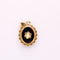 Pendentif Pendentif ancien Or jaune 18 carats, Onyx et Perle de culture 58 Facettes
