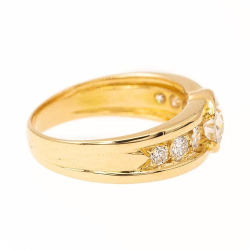 Bague 52 Bague Jonc Or jaune Diamant 58 Facettes 2227410CN