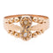 Bague 54 Bague or rose perle 58 Facettes 2528375CN