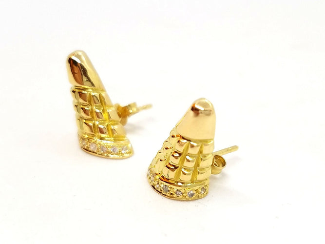 Boucles d'oreilles Boucles d'oreilles Or jaune Diamant 58 Facettes 587680CN